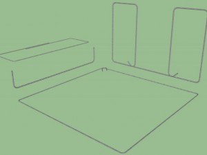 reinforced concrete foundation 3D मॉडल