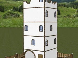 tower house 3D Model