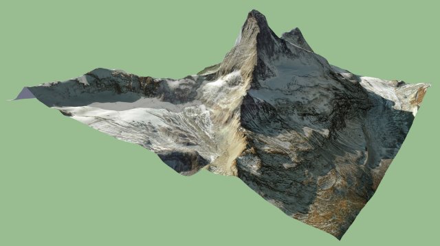 matterhorn 3D 모델 .c4d .max .obj .3ds .fbx .stl .blend 