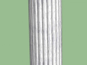 marble temple column Modèle 3D
