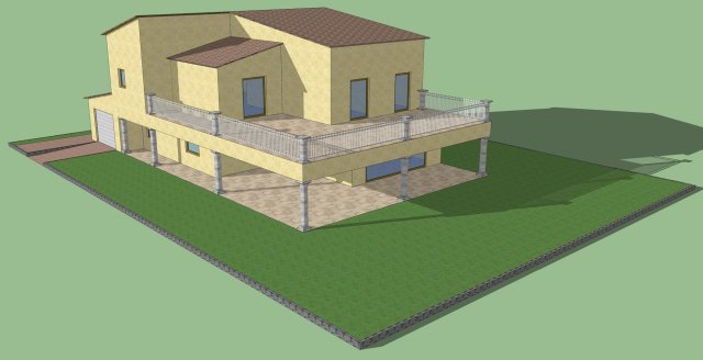 finca 02 3D Model .c4d .max .obj .3ds .fbx .stl .blend 