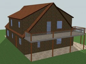elegant singlefamily house 3D Model
