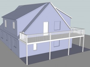 elegant singlefamily house 3D 모델