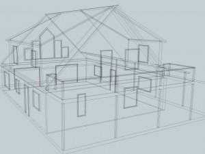 elegant singlefamily house 3D 모델