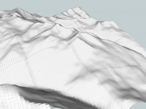 the rettenbach glacier in soelden austria 3D 모델