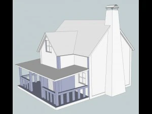 log cabin 3D Model