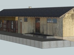 old train station in oberboihingen germany 3Dモデル