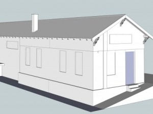 old train station in oberboihingen germany 3Dモデル