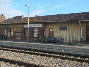old train station in oberboihingen germany 3Dモデル