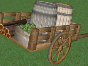 market barrow 3D Model