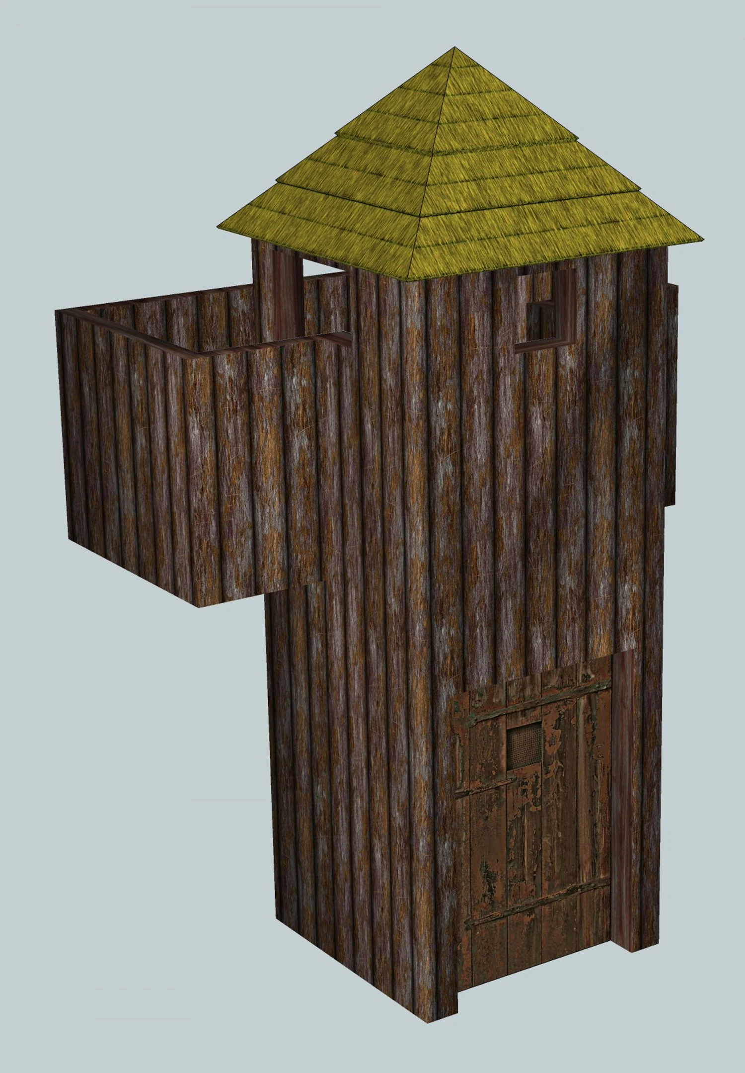 watchtower 3D Model .c4d .max .obj .3ds .fbx .stl .blend