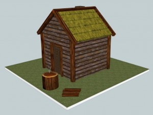 hut Model 3D