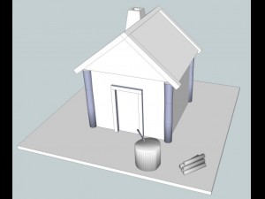 hut 3D-Modell
