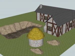 clay pit 3D Model