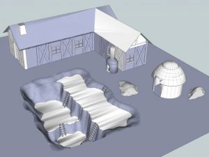 clay pit 3D Model