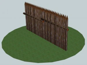 pali&ccedil;ada Modelo 3D