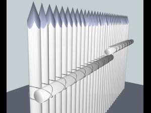 palisade 3D Model
