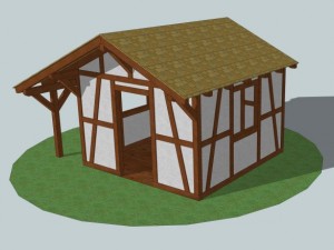 garden sheds 2 Model 3D