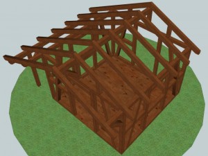 garden sheds 2 Modello 3D