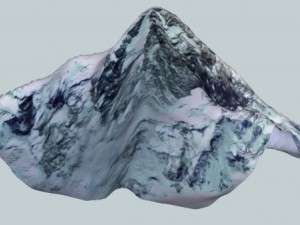k2 mountain 3D Model