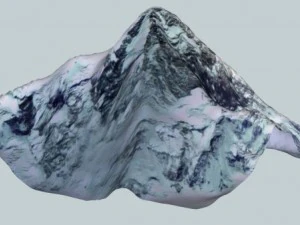 montanha k2 Modelo 3D