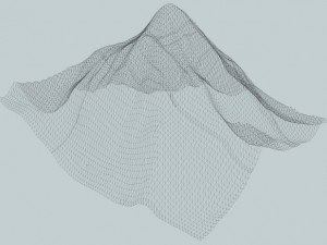 k2 mountain Modelo 3D