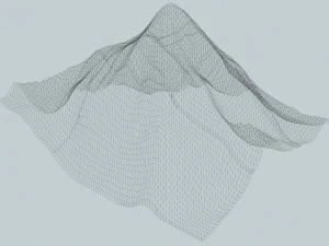 montanha k2 Modelo 3D