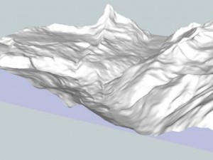 zermatt and surroundings 3D Model