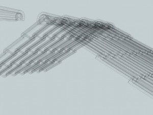 roof tiles 3D 模型