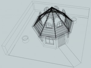 personal room in the garden Modelo 3D