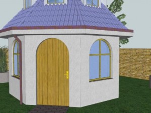 personal room in the garden Modelo 3D