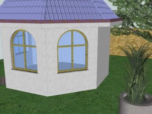 personal room in the garden Modelo 3D