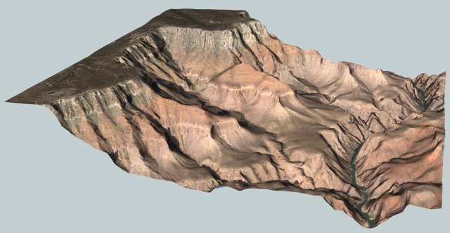 grand canyon yavapai point 3D Модель .c4d .max .obj .3ds .fbx .stl .blend 