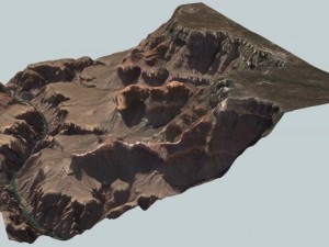 grand canyon yavapai point 3D Модель