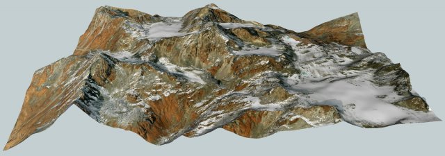 mont fort schweiz 3Dモデル .c4d .max .obj .3ds .fbx .stl .blend 