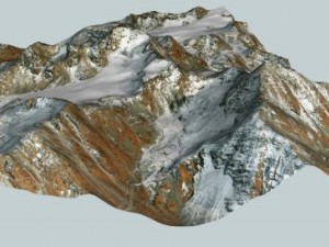mont fort schweiz 3Dモデル