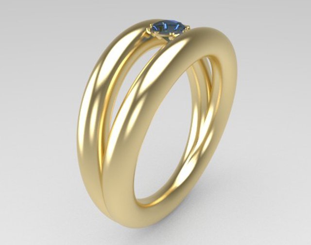 ring 6 3D-Modell .c4d .max .obj .3ds .fbx .stl .blend 