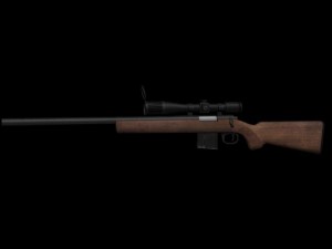 rifle 3D-Modell