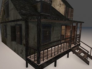 resident evil 4 house model Model 3D