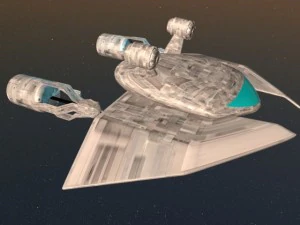 lumaca dell'astronave Modello 3D