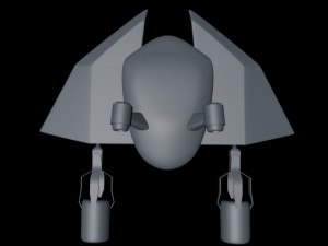 spaceship snail 3Dモデル