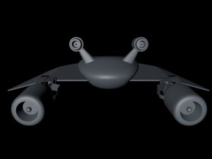 spaceship snail 3Dモデル
