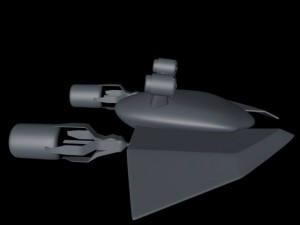 spaceship snail 3Dモデル