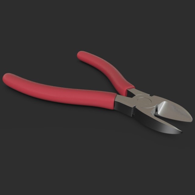 nippers 3Dモデル .c4d .max .obj .3ds .fbx .stl .blend 