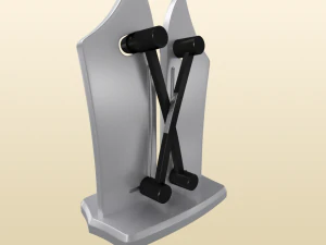 칼갈이 3D 모델