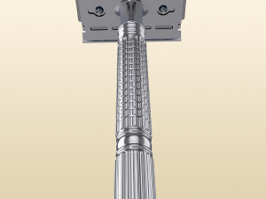 razor shaving tool for wet shaving 3D-Modell