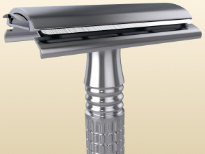 razor shaving tool for wet shaving 3D-Modell