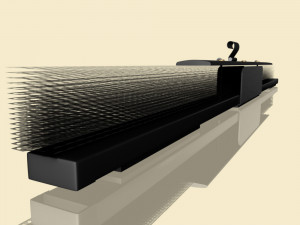 car window curtain Modelo 3D