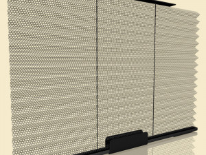 car window curtain Modelo 3D