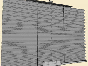 car window curtain Modelo 3D